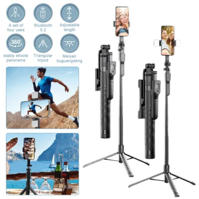 68inch Professional Cell Phone Holder & Camera Tripod Stand Remote Selfie Stick - Image 1 of 4