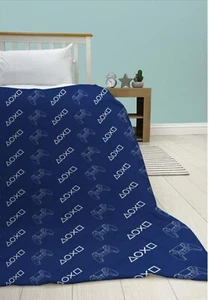 PlayStation Official Fleece Blanket Game Controller Design Super Soft Boys Gift - Picture 1 of 4