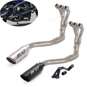 For Yamaha MT-09 XSR900 2024-2025 Full Exhaust System Front Pipe Muffler Slip On - Picture 1 of 15