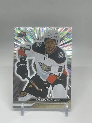 2023-24 Upper Deck Outburst Silver Parallel Mason McTavish Card #2  * - Image 1 of 2