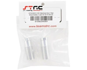 ST Racing Concepts ALUM REAR SHOCK BODIES 2PCS Associated SC10 4X4 (SILVER) STRC - Picture 1 of 1