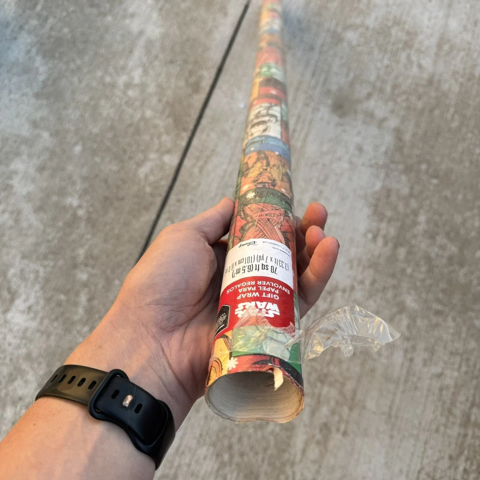 ¡Papel de envolver de Navidad Star Wars El Despertar de la Fuerza!! 70 pies cuadrados 2015 nuevo otro Foto 1 de 4