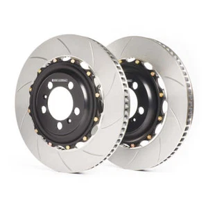 GiroDisc Slotted Front Rotors Fits 2017+ Audi RS4/RS5 (B9) - Picture 1 of 1