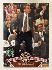 Tom Izzo 2010 Upper Deck World of Sports #364 Michigan State HOF Coach
