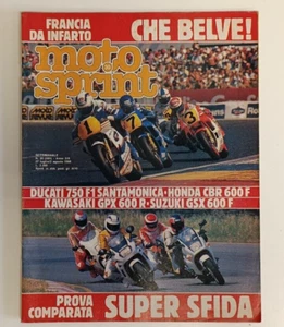 MOTOSPRINT 30/1988 DUCATI SATAMONICA HONDA CBR600 KAWASAKI GPX600 SUZUKI GSX600 - Imagen 1 de 8