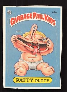 PATTY Putty 1985 Topps Garbage Pail Kids Series 2 #42a PR Trimmed b {0531