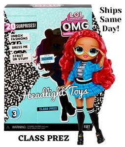 1 Auténtica Muñeca de Moda LOL Clase Sorpresa Prez OMG Serie 3 Hermana Mascota - Imagen 1 de 12