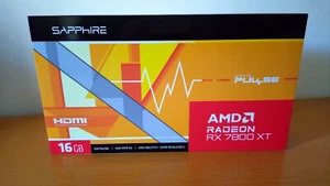 SAPPHIRE PULSE AMD Radeon RX 7800 XT 16Go GDDR6 Carte Graphique - Foto 1 di 4
