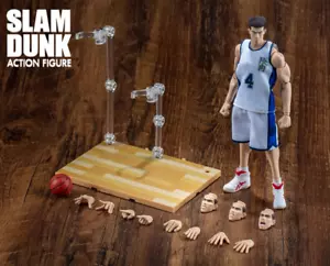 Slamdunk Ryonan Fisherman Jun 4th Posable Figura Uniforme Blanco - Imagen 1 de 5