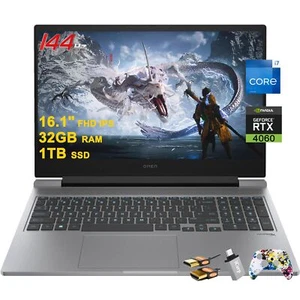 HP Omen Gaming Laptop 16.1" FHD IPS 144Hz-Intel core i7-14650HX 32GB RAM 1TB SSD - Foto 1 di 6