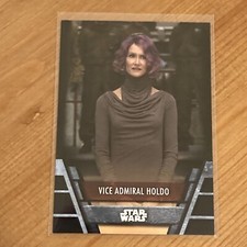 2020 TOPPS STAR WARS HOLOCRON BLACK #/5 VICE ADMIRAL HOLDO LAURA DERN #RES-17