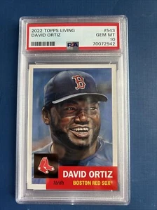 2022 Topps Living Set # 543 DAVID ORTIZ Boston Red Sox HOF GEM MINT PSA 10 - Picture 1 of 1
