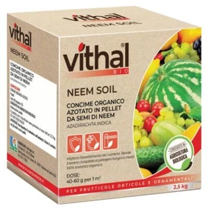 INTEGRATORE NEEM SOIL 2,5 KG VITHAL BIO-RENDE IL TERRENO INOSPITALE AGLI INSETTI