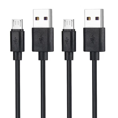 Cable Cargador Micro USB Antiguo Teléfono Android para Samsung Galaxy A15 3 Pies, Negro  Foto 1 de 4