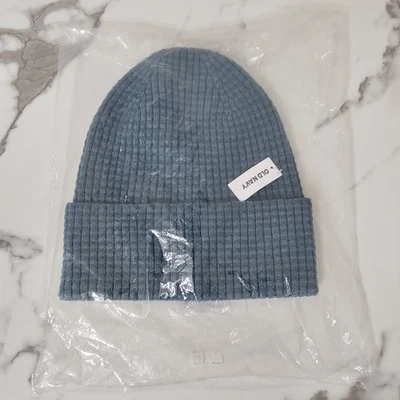 Old Navy Waffle Beanie Blue One Size  - Image 1 of 4