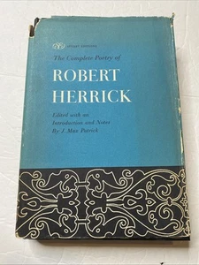 The Complete Poetry of Robert Herrick 1963 HB DJ sehr guter Zustand Max Patrick Vintage - Bild 1 von 10