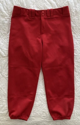 Mizuno Women's Prospect Fastpitch Softball Pant, Medium, Red - Image 1 of 4