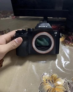 Sony Alpha A7 Mark I Mirrorless Camera 24.3MP Black WITH SONY LENSES 28-70M - Picture 1 of 5