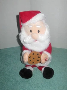 Entzückender animierter Vintage Weihnachtsmann isst & singt ein Kekslied von Gemmy - Bild 1 von 3