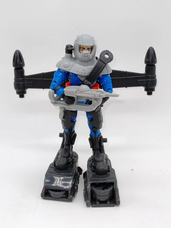 Figura Completa Ramon Longfeather con Máquina de Batalla Exo-Escuadrón 1994 Playmates Foto 1 de 4