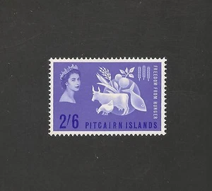 Pitcairn Islands #35 (SG #32) Sehr guter Erhaltungszustand - 1963 2sh6p Freiheit vom Hunger - Bild 1 von 1