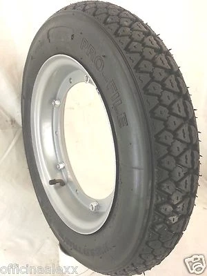 RUOTA COMPLETA 3.50-10 59 J rinf. vee rubber PIAGGIO APE 50cc