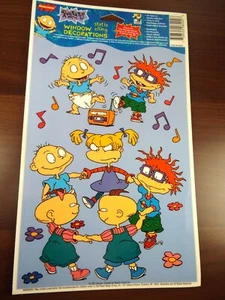 Decoraciones de ventanas adhesivas estáticas Rugrats música, niños, baile - Imagen 1 de 4