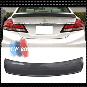 Real Carbon Fiber Duckbill Trunk Spoiler For 2013-2015 Honda Civic 9Th LB Style - Bild 1 von 12