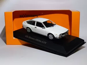 Alfa Roméo GTV de 1976 Blanche au 1/43 de Minichamps / Maxichamps 940120121 - Imagen 1 de 5