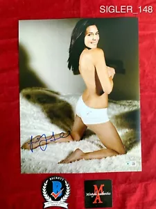 FOTO 11x14 JAMIE-LYNN SIGLER AUTOGRAFATA FIRMATA! I SOPRANI! PRATO! BECKETT! - Foto 1 di 3