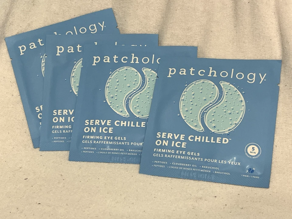 Patchology Serve Chilled On Ice Eye Gels Single 4 Pairs