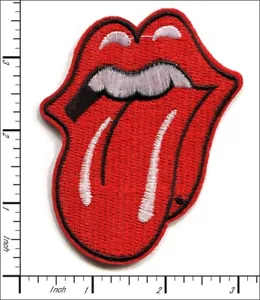 20 Pcs Embroidered Sew or Iron on patches Premium Rolling Stones 7x9cm AP056aD - Picture 1 of 2