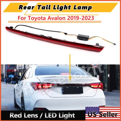 Red LED Rear Bumper Through Trunk Brake Light Lamp For Toyota Avalon 2019-2023 Foto 1 de 4