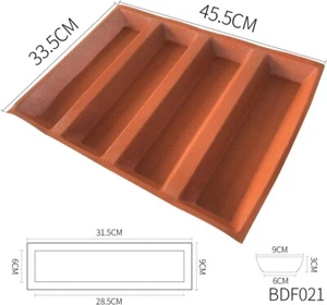 Demarle Sub Sandwich Bread Mold Flexipan Baking Mold Made in France A51 - Picture 1 of 4