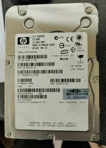 HP 356914-008 3R-A6419-AA 8K073J0 72.8GB U320 15K 80-Pin SCSI 3.5" Hard Drive - Picture 1 of 1