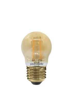 Paul Russells LED Filament Bulb E27 4.5w=40w Warm White Clear Glass 2700K Bulbs - Image 1 of 4