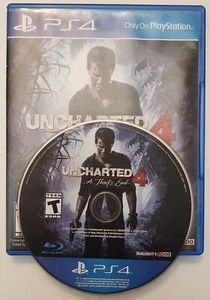 Uncharted 4 A Thiefs End (Sony PlayStation 4, 2016) Disc und Hülle - Bild 1 von 1