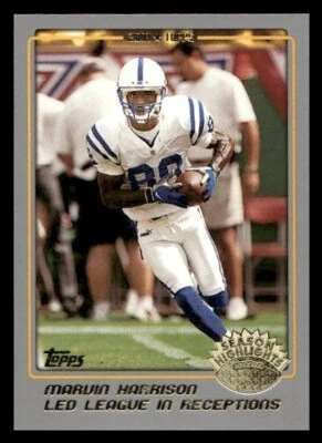 2001 Topps #289 Marvin Harrison Indianapolis Colts - Image 1 of 2