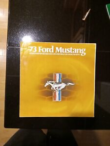 1973 Ford Mustang Dealer Sales Brochure 73 Mach 1 Convertible More