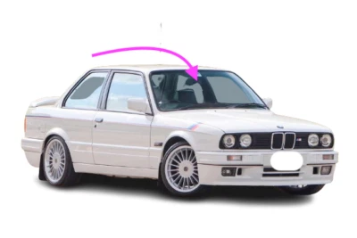 Подходит для: 1984-1991 BMW 318I 325E 2/4 двери седан переднее лобовое стекло стекло - Изображение 1 из 4