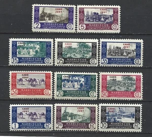 SPANISH MOROCCO. Cabo-Juby. 1948 Complete Series of 11 new stamps** (9128) - Picture 1 of 1