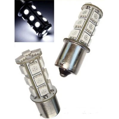 Luz trasera de respaldo LED blanca #1156 para estacionamiento bombillas Pr 18SMD Foto 1 de 2