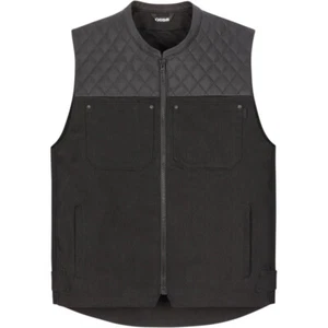 Icon Chamonix Denim Vest - Black | XL - Picture 1 of 10
