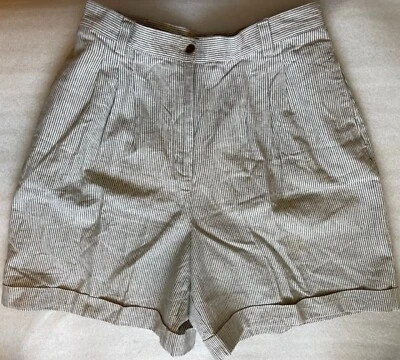 SHORTS DE CAMINHADA VINTAGE MARSH LANDING, SEERSUCKER-LOOK, FEMININO 14P, LINHO ALGODÃO - Imagem 1 de 4