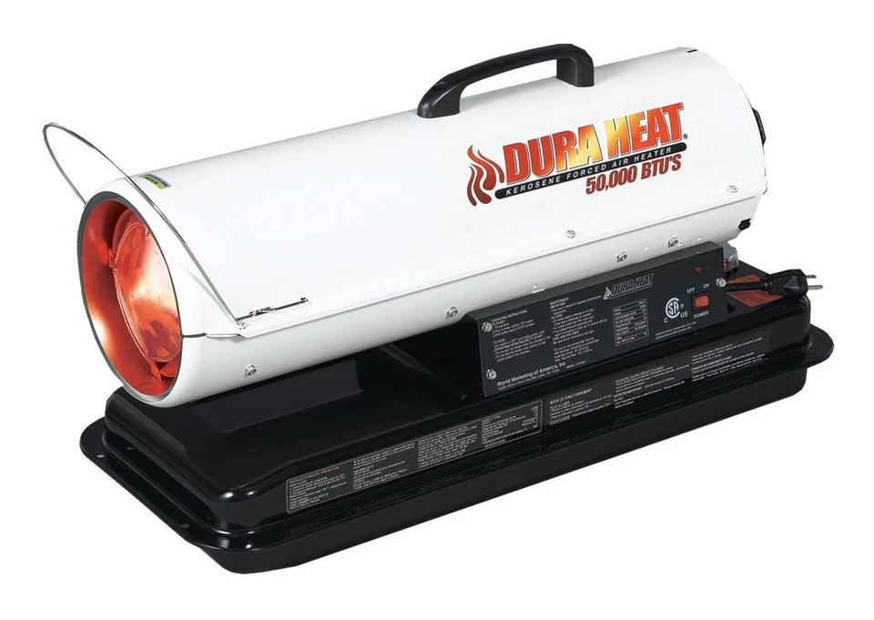 Portable Kerosene Forced Air Heater, 50,000-BTU
