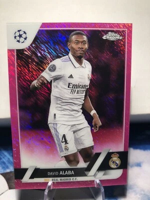 2022 TOPPS CHROME UCC DAVID ALABA /250 REAL MADRID #82 - Image 1 of 2