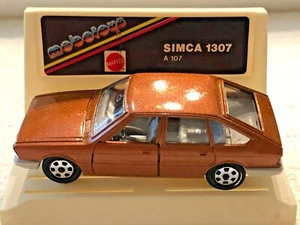 MEBETOYS SIMCA 1307 1/43 SCALE GRAND TOROS A107 BY MATTEL - Picture 1 of 9