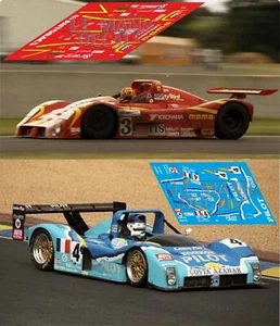 Décal Ferrari 333SP Le Mans 1997 1:32 1:43 1:24 1:18 décalcomanies fente