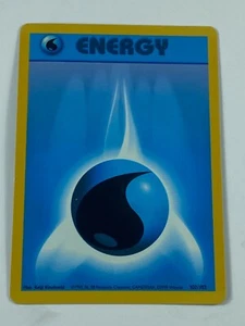 Water Energy 102/102 Shadowless Base Set Pokemon Card Near Mint!! - Picture 1 of 2