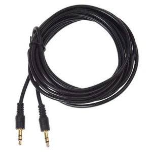Cable negro de extension alargador audio mini Jack 3.5 mm Macho a macho 3 metros - Imagen 1 de 1